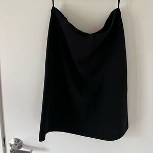 Eileen Fisher Black Wool Stretch Pencil Skirt